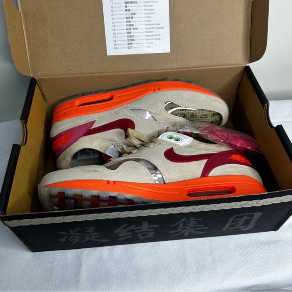 Nike Air Max 1 - Clot Kiss of Death - Men’s Size 10 - DD1870-100 Sneakers - Picture 3 of 13